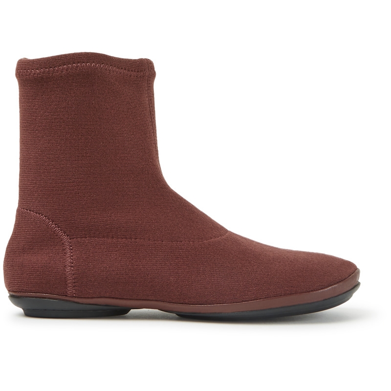 CAMPER Right - Botines para Mujer - Burdeos, talla 37, Textil/Piel Lisa