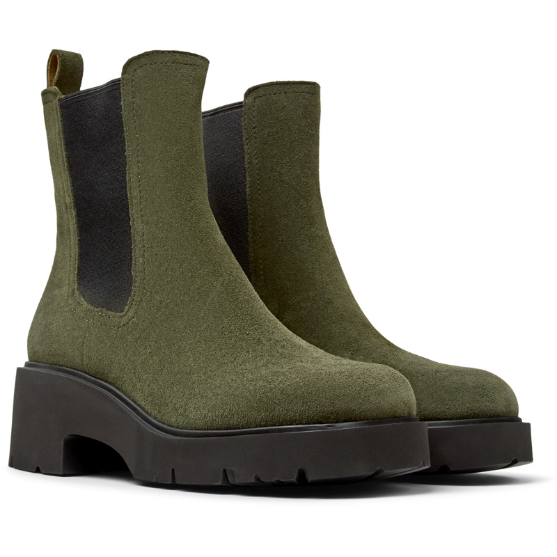 Camper Milah Chelsea Boot In Green