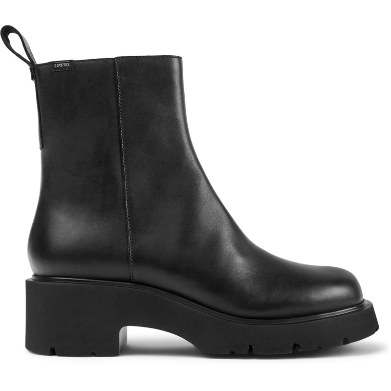 CAMPER Milah - Botas para Mujer - Negro, talla 37, Piel Lisa