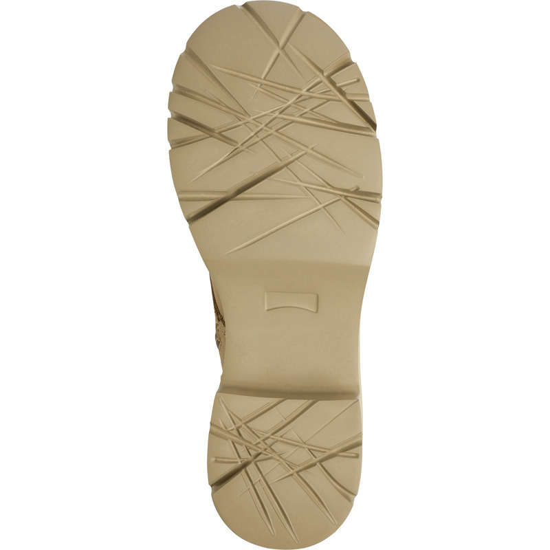 CAMPER Milah - Stiefeletten Für Damen - Beige, Größe 38, Glattleder