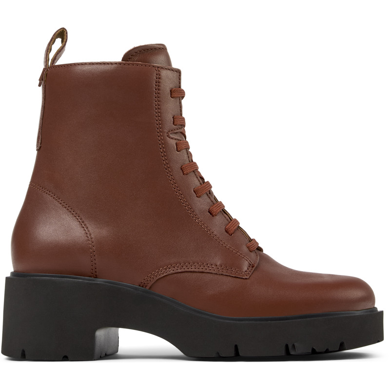 CAMPER Milah - Botas para Mujer - Rojo, talla 40, Piel Lisa