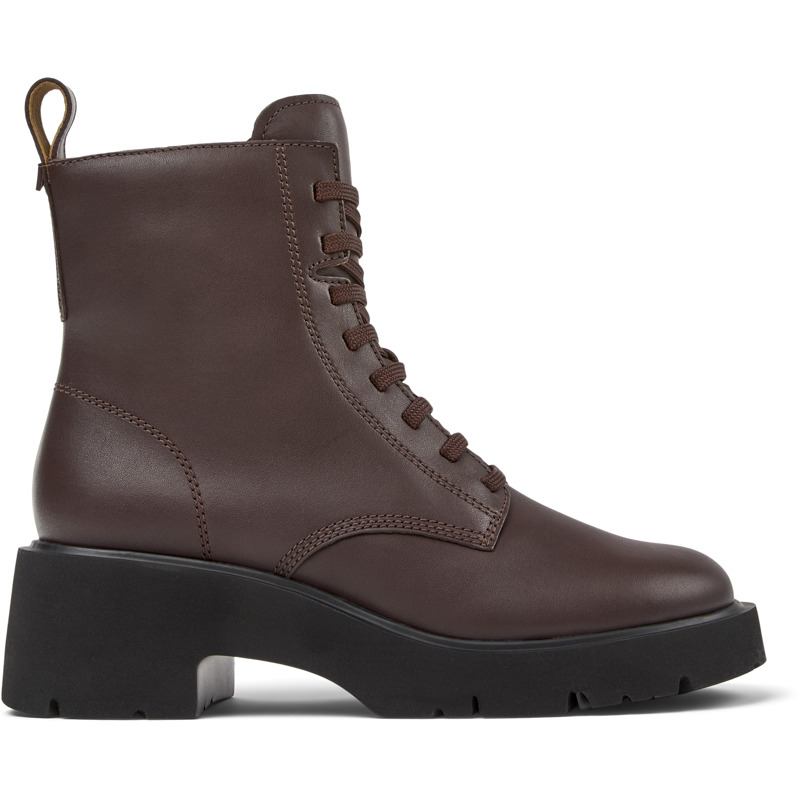 CAMPER Milah - Botas para Mujer - Marron, talla 38, Piel Lisa
