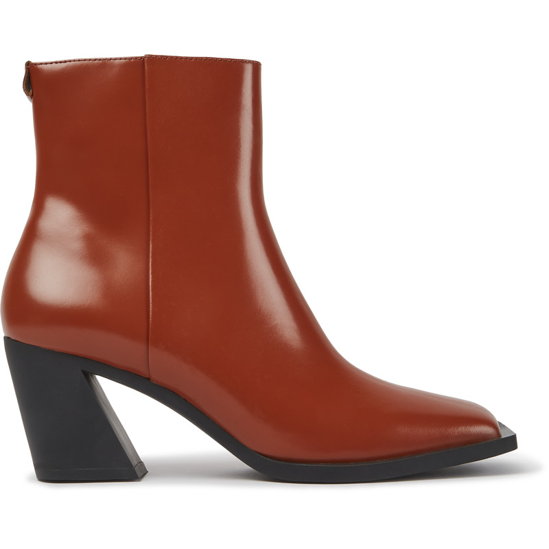 CAMPER Karole - Botines para Mujer - Marron, talla 40, Piel Lisa