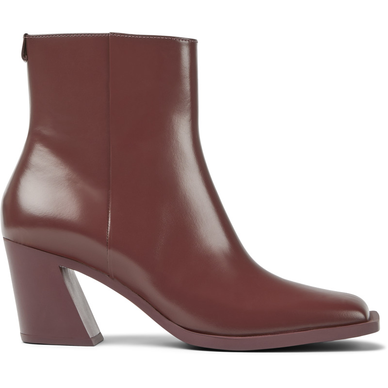 CAMPER Karole - Ankle Boots For Women - Burgundy, Size 36, Smooth Leather