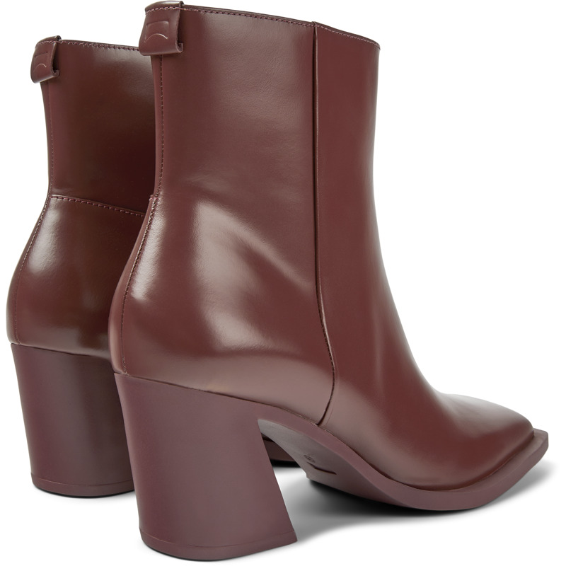 CAMPER Karole - Ankle Boots For Women - Burgundy, Size 36, Smooth Leather