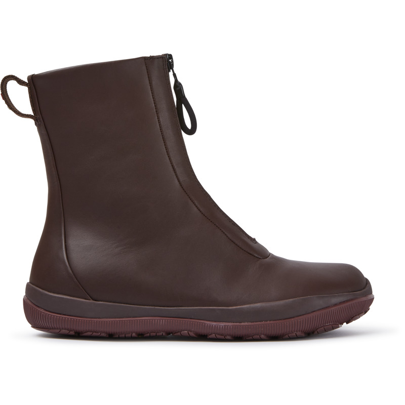 CAMPER Peu Pista - Botas para Mujer - Marron, talla 35, Piel Lisa