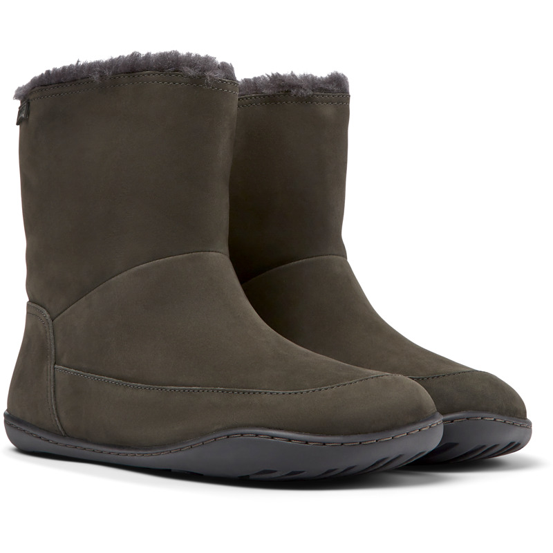 Camper Peu - Boots For Women - Grey, Size 39, Suede