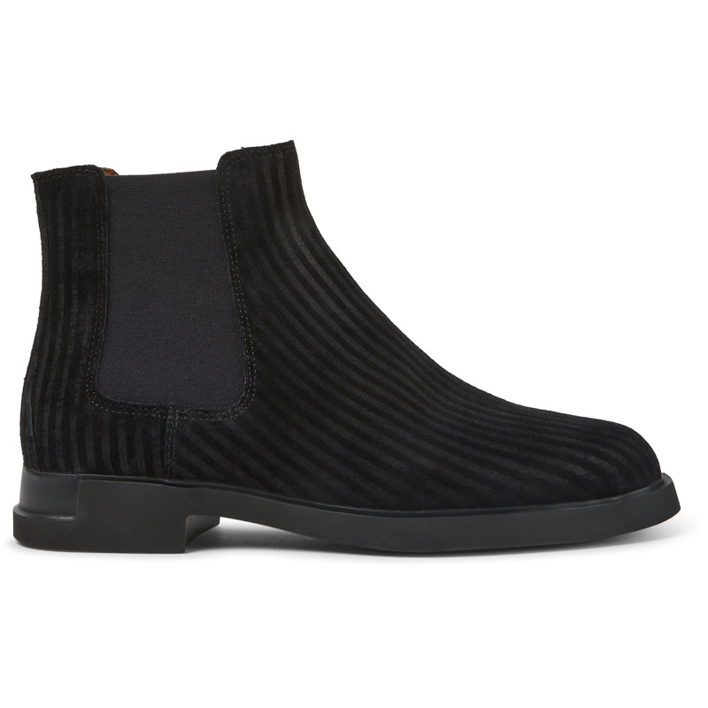 CAMPER Iman - Botines para Mujer - Negro, talla 35, Ante o Piel Vuelta