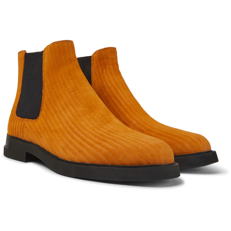 Camper Iman - Ankle Boots For Women - Orange, Size 41, Suede
