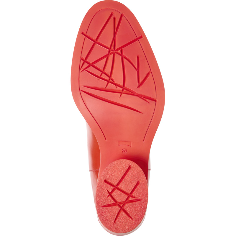 CAMPER Bonnie - Stiefel Für Damen - Rot, Größe 35, Glattleder