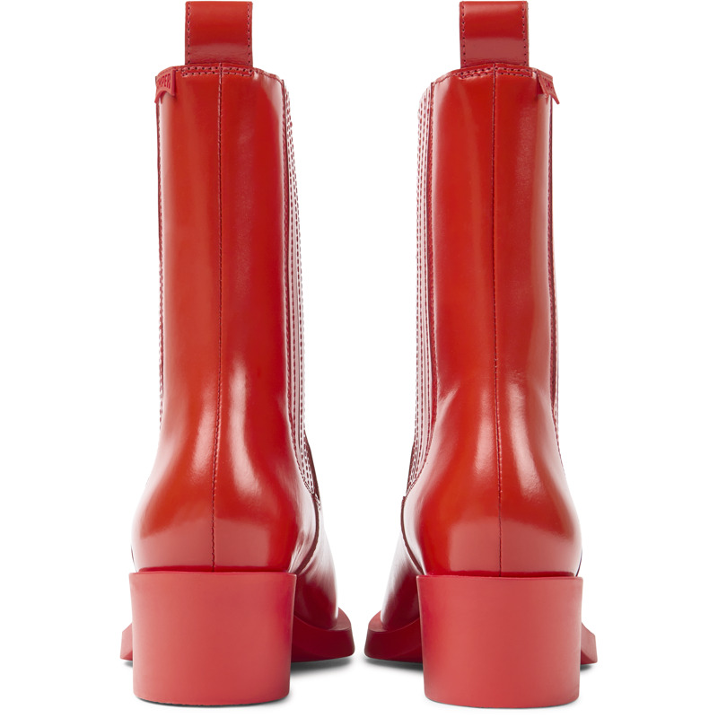 CAMPER Bonnie - Stiefel Für Damen - Rot, Größe 41, Glattleder