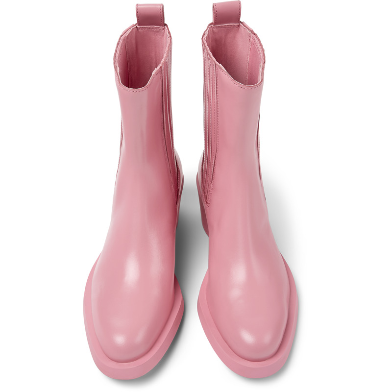 CAMPER Bonnie - Ankle Boots For Women - Pink, Size 39, Smooth Leather