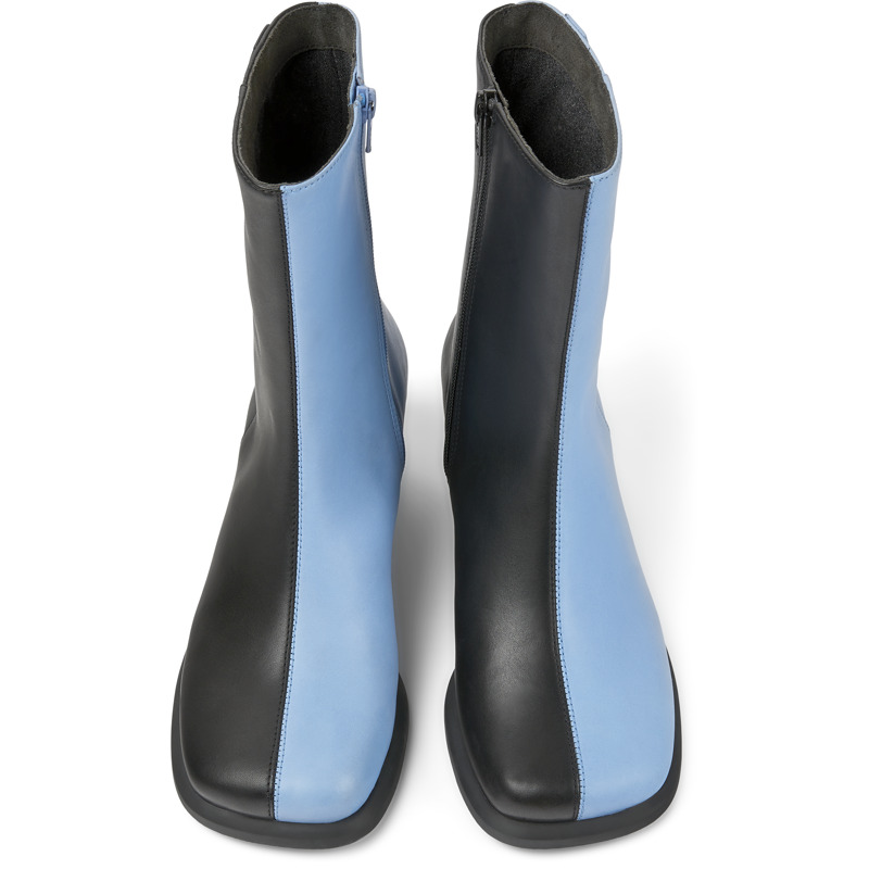 Camper Twins - Ankle Boots For Women - Black, Blue, Size 41, Smooth Leather