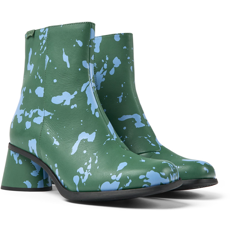 Camper Ankle Boots For Women In Green,blue
