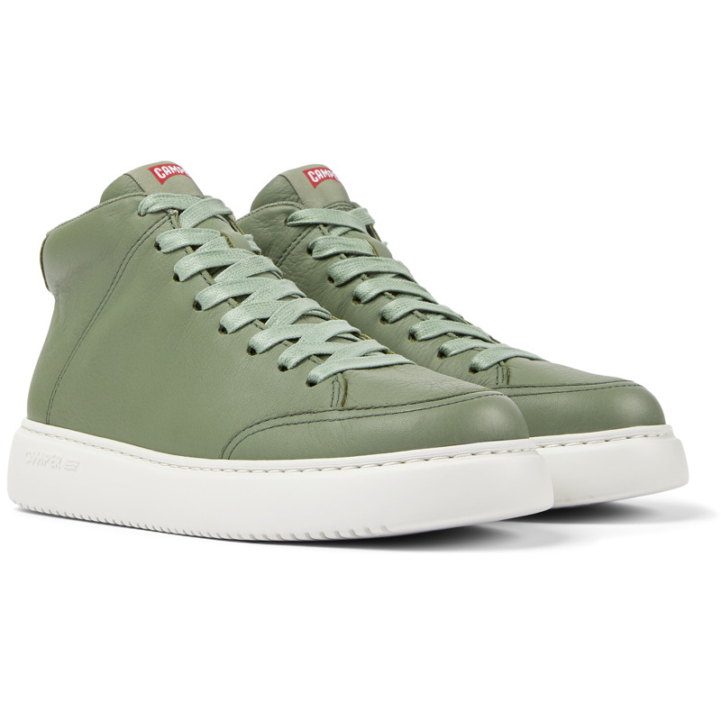 Camper Runner K21 - Sneakers For Women - Green, Size 37, Smooth Leather