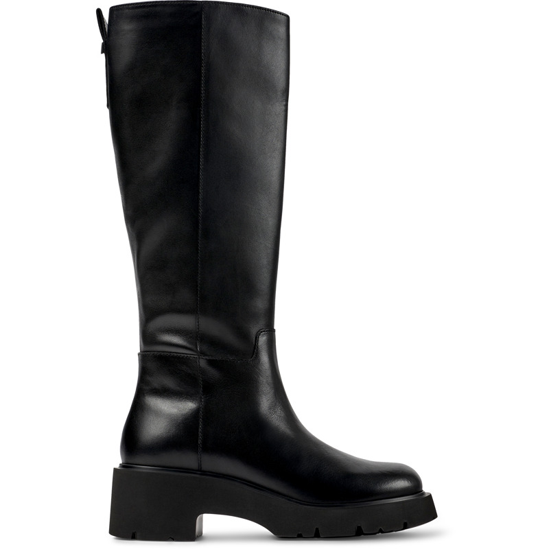 Camper Milah - Boots For Women - Black, Size 39, Smooth Leather