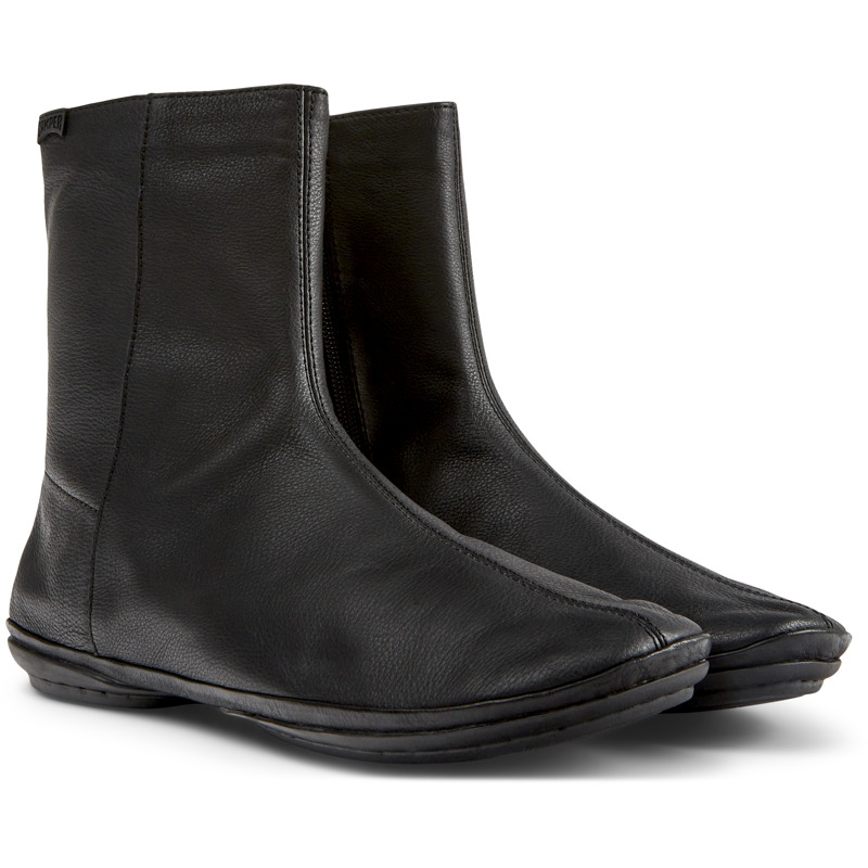 CAMPER Right - Boots For Women - Black, Size 35, Smooth Leather