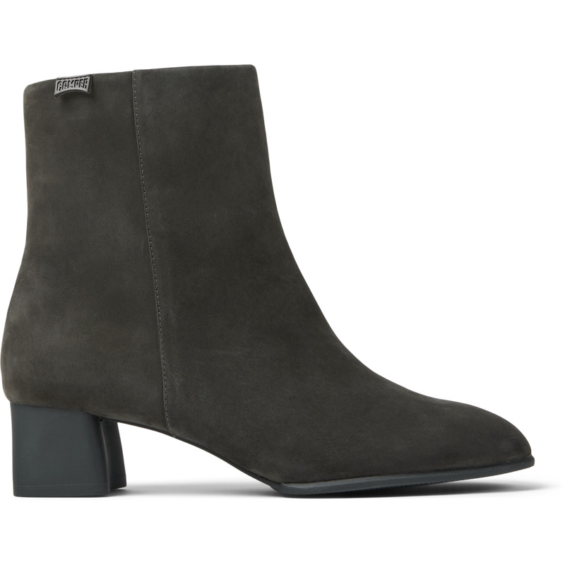 CAMPER Katie - Botines para Mujer - Gris, talla 38, Ante o Piel Vuelta