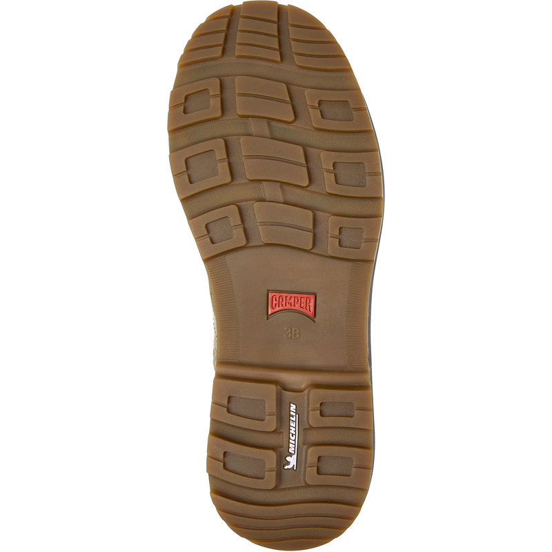 CAMPER Brutus Trek - Stiefeletten Für Damen - Beige, Größe 38, Glattleder