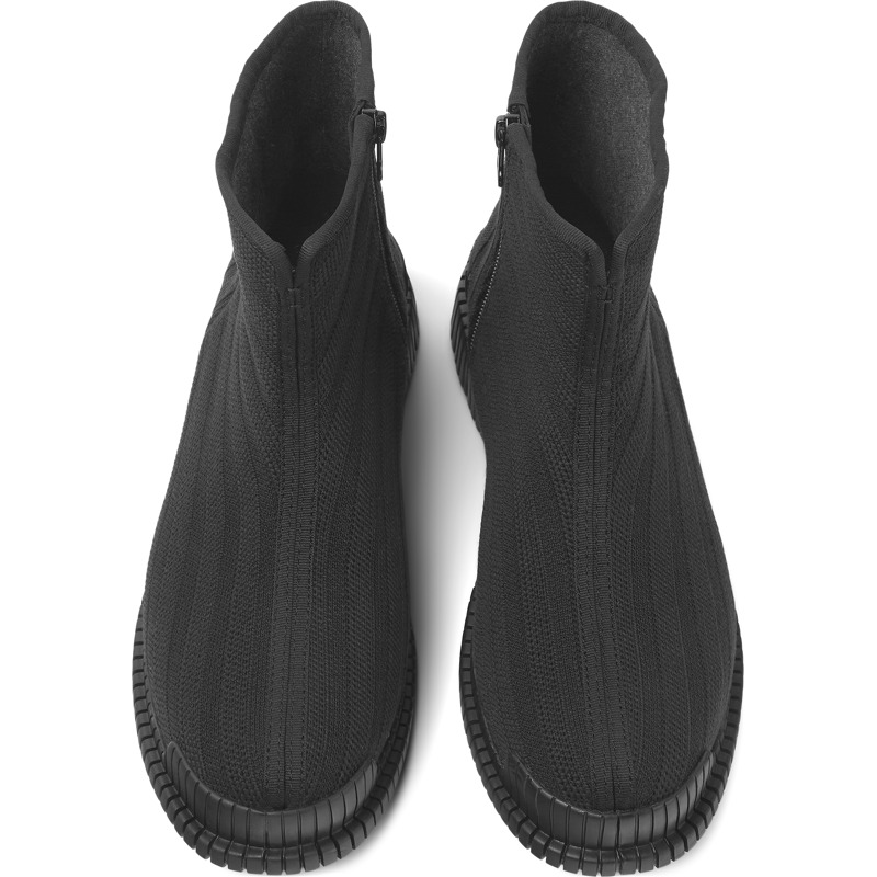 CAMPER Pix TENCEL® - Ankle Boots For Women - Black, Size 41, Cotton Fabric