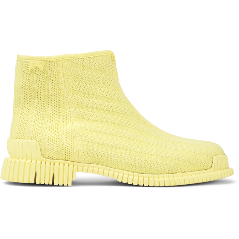 CAMPER Pix TENCEL® - Ankle Boots For Women - Yellow, Size 37, Cotton Fabric