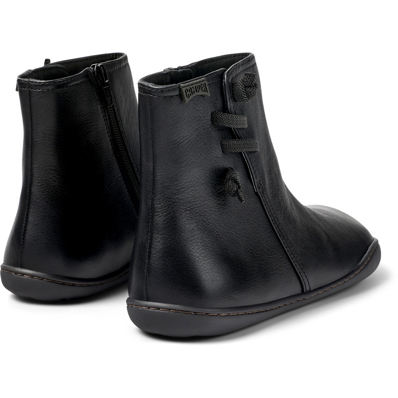 CAMPER Peu - Ankle Boots For Women - Black, Size 40, Smooth Leather