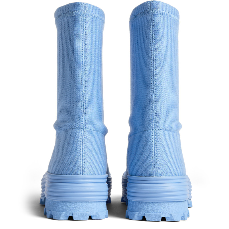 Camper Traktori - Ankle Boots For Women - Blue, Size 42, Cotton Fabric