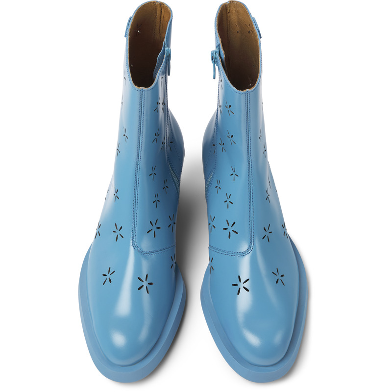 CAMPER Bonnie - Ankle Boots For Women - Blue, Size 35, Smooth Leather