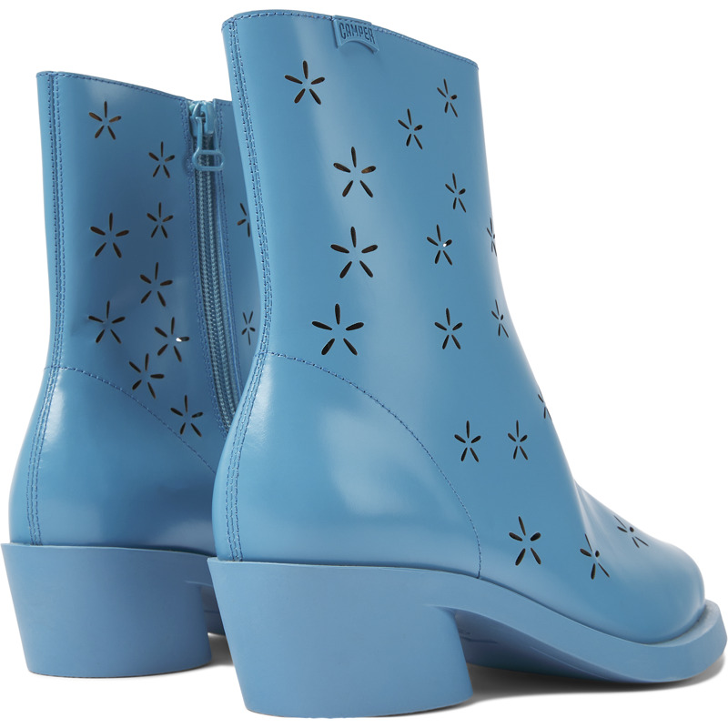 CAMPER Bonnie - Ankle Boots For Women - Blue, Size 37, Smooth Leather
