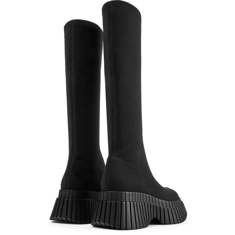 CAMPER BCN - Boots For Women - Black, Size 40, Cotton Fabric