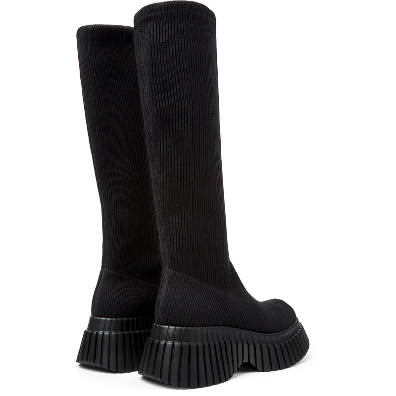 CAMPER BCN TENCEL® - Stiefel Für Damen - Schwarz, Größe 37, Textile