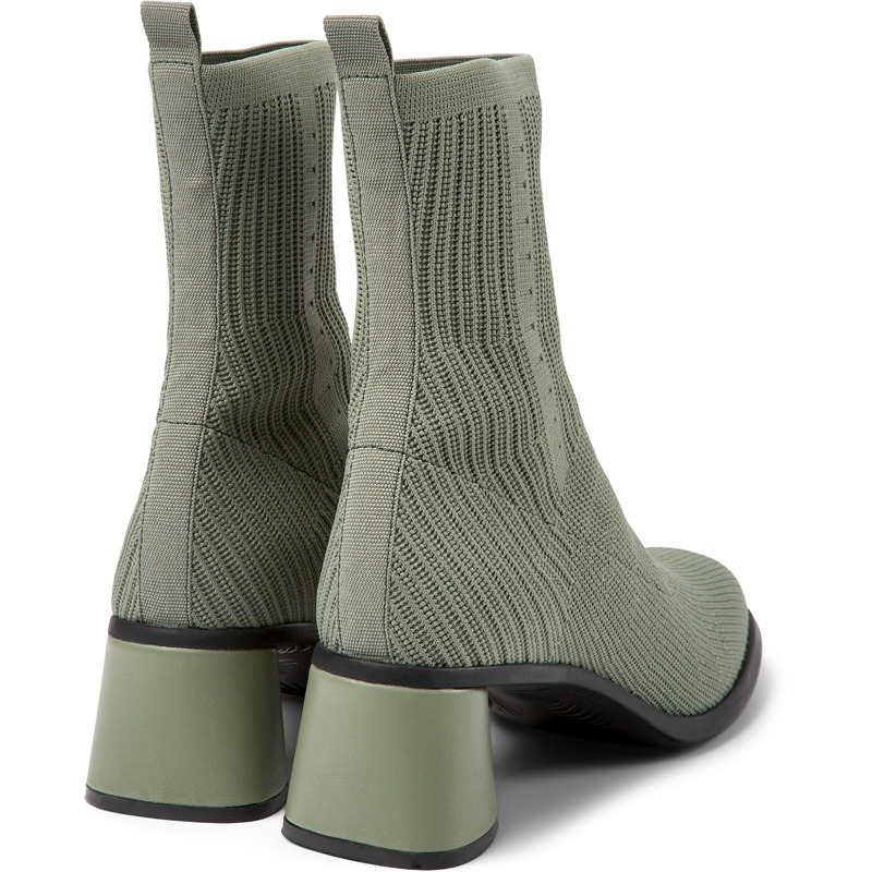 Camper Kiara - Ankle Boots For Women - Green, Size 37, Cotton Fabric