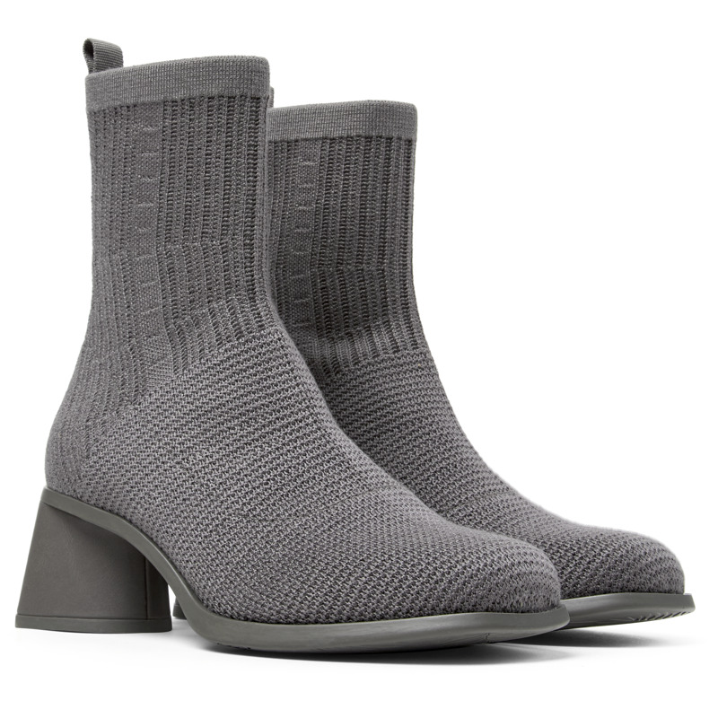 CAMPER Kiara TENCEL® - Stiefeletten Für Damen - Grau, Größe 36, Textile