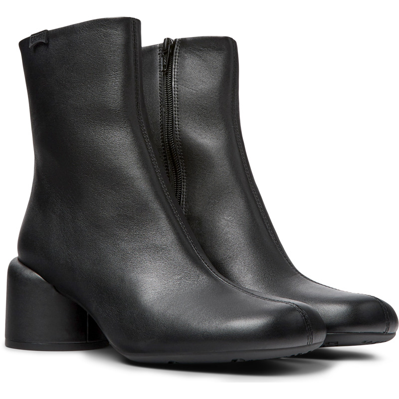 Camper Niki - Ankle Boots For Women - Black, Size 38, Smooth Leather