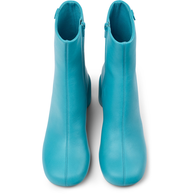 CAMPER Niki - Stiefeletten Für Damen - Blau, Größe 40, Glattleder