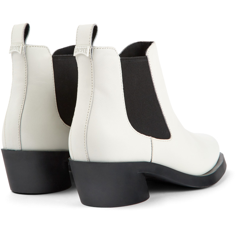 CAMPER Bonnie - Ankle Boots For Women - White, Size 36, Smooth Leather