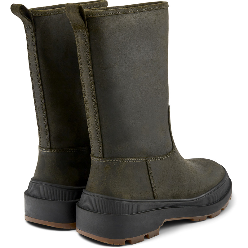 Camper Brutus Trek - Boots For Women - Green, Size 40, Suede