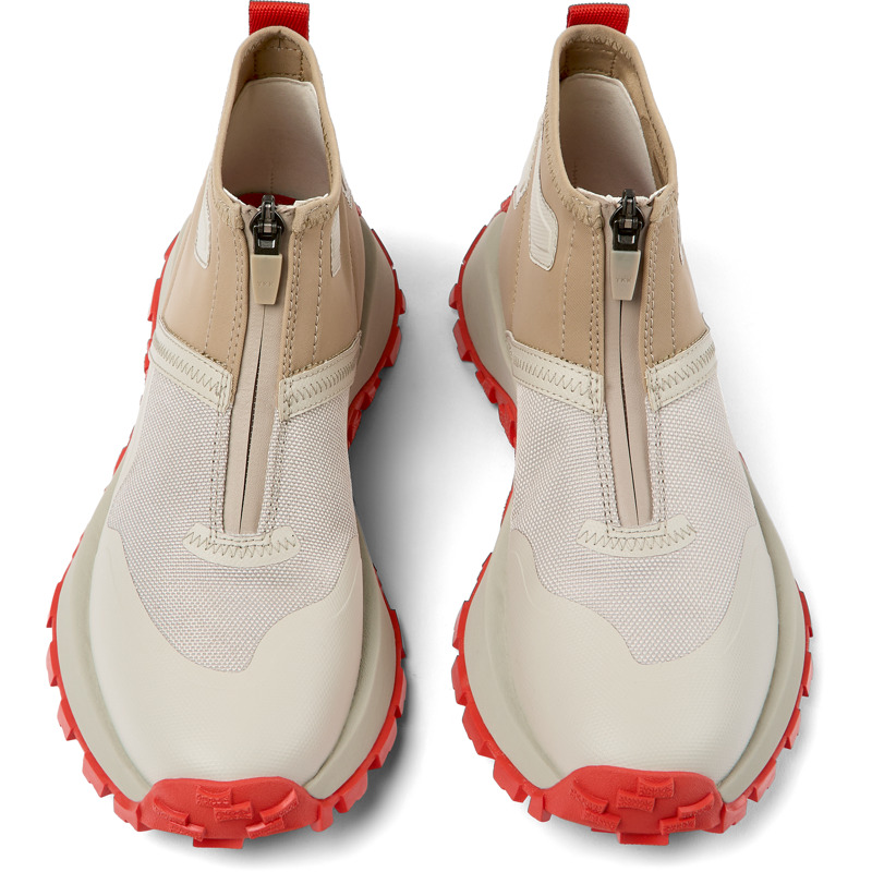 CAMPER Drift Trail VIBRAM - Sneakers For Women - Grey,Beige, Size 35, Cotton Fabric