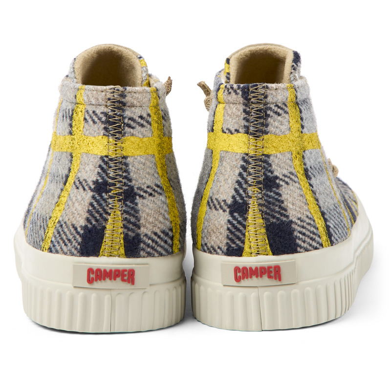 CAMPER Peu Roda - Sneakers For Women - Beige,Yellow, Size 36, Cotton Fabric