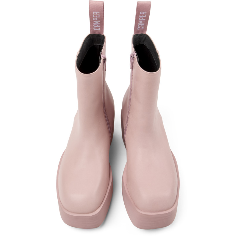 CAMPER Billie - Stiefeletten Für Damen - Rosa, Größe 36, Glattleder