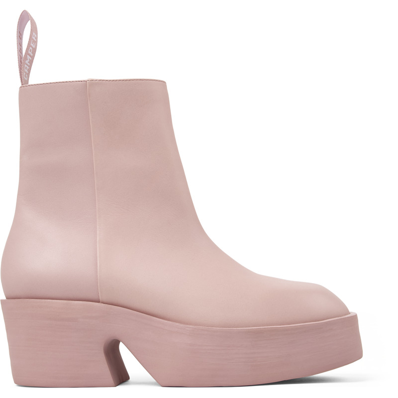 CAMPER Billie - Stiefeletten Für Damen - Rosa, Größe 36, Glattleder