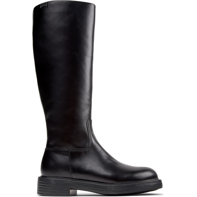Camper 42mm Dean Leather Boots In Black