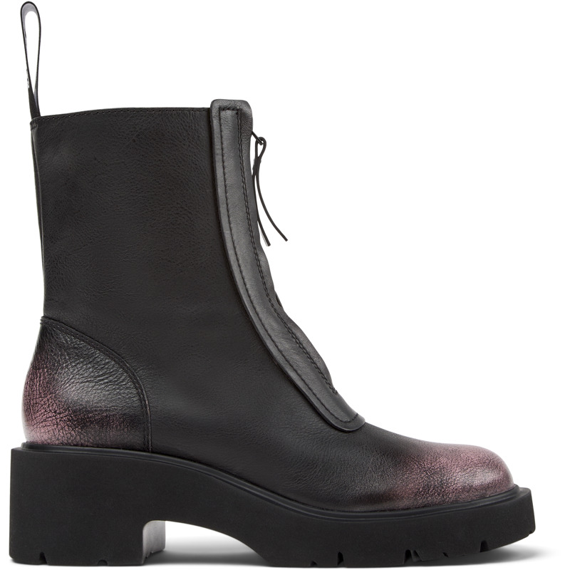 CAMPER Milah - Zapatos de vestir para Mujer - Negro,Rosa, talla 36, Piel Lisa