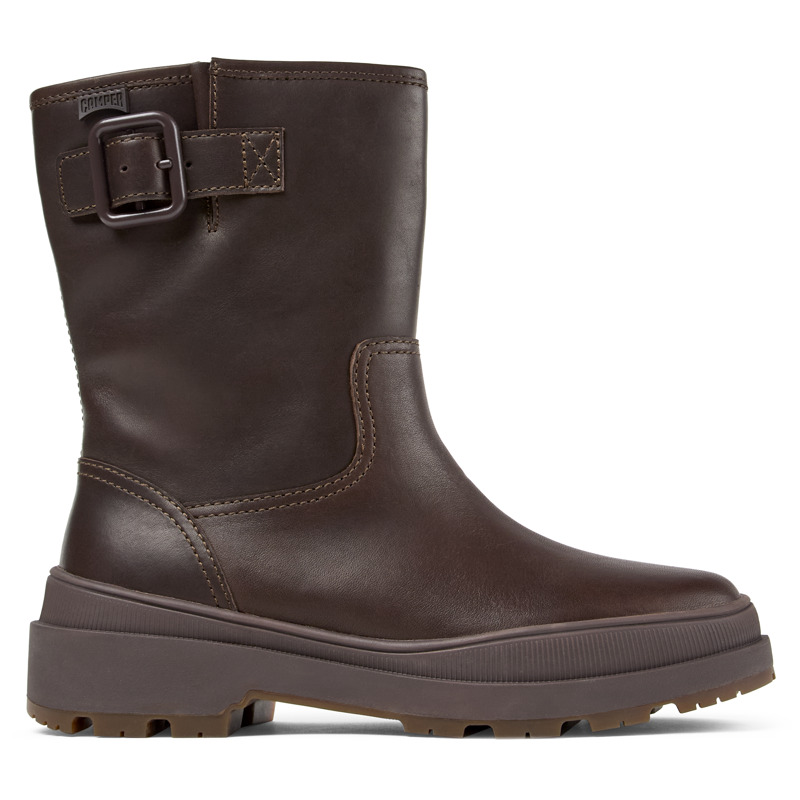 CAMPER Brutus Trek - Botas para Mujer - Marron, talla 35, Piel Lisa