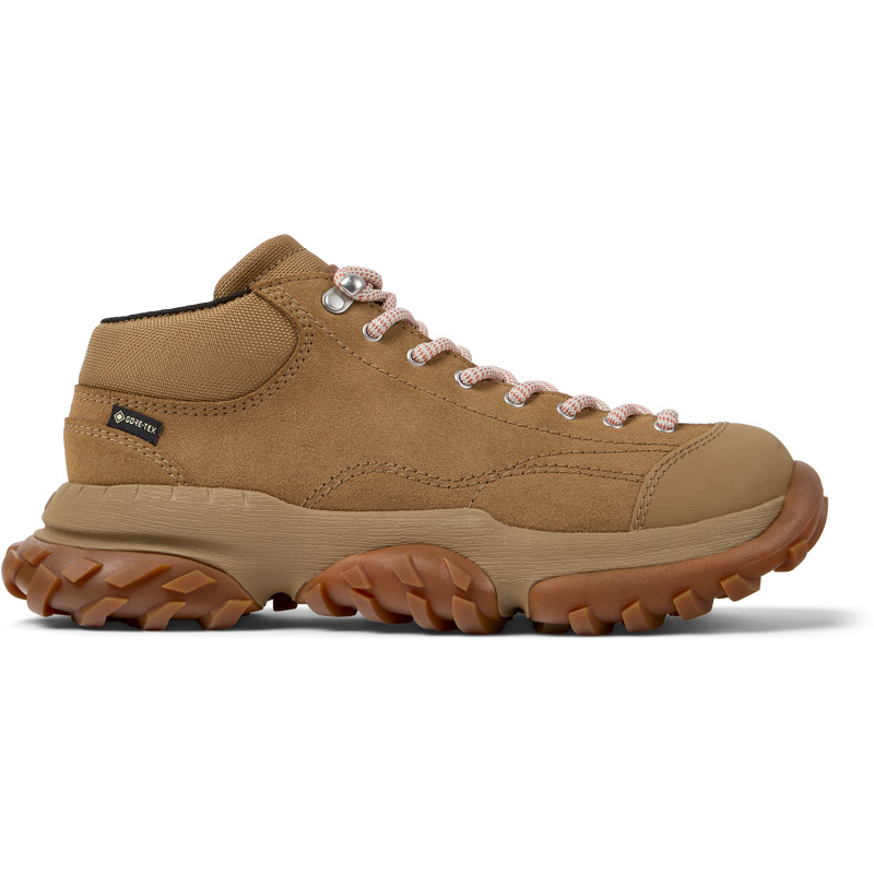 CAMPER Karst Trek - Botines para Mujer - Marron, talla 36, Piel Vuelta/Textil