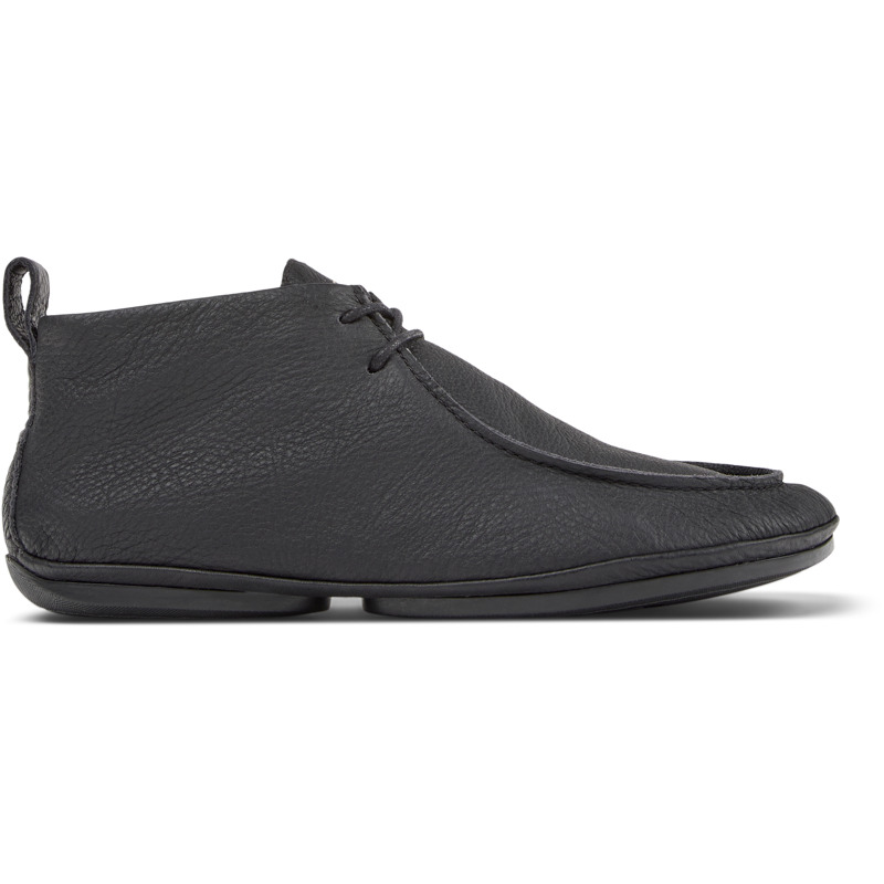 Camper Right Nina Leather Desert Boots In Black