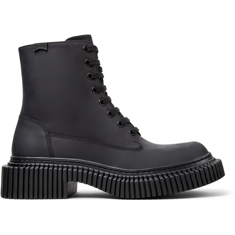 CAMPER Pix Berlin - Botas para Mujer - Negro, talla 38, Ante o Piel Vuelta