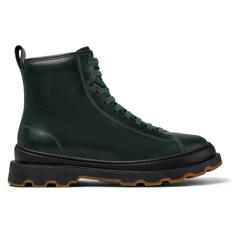 Camper Brutus+ Chunky Sole Boots In Green
