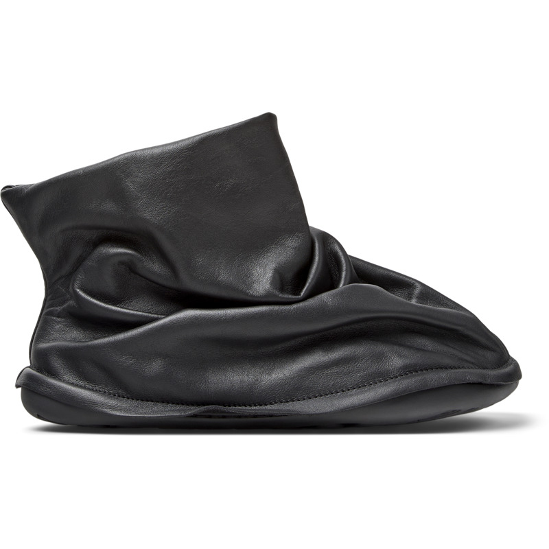 Camper X Issey Miyake Peu Form Calf Leather Boots In Black