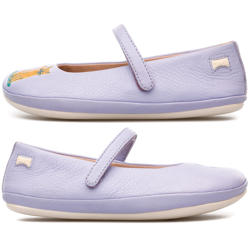 CAMPER Twins - Bailarinas para  - Violeta, talla 25, Piel Lisa